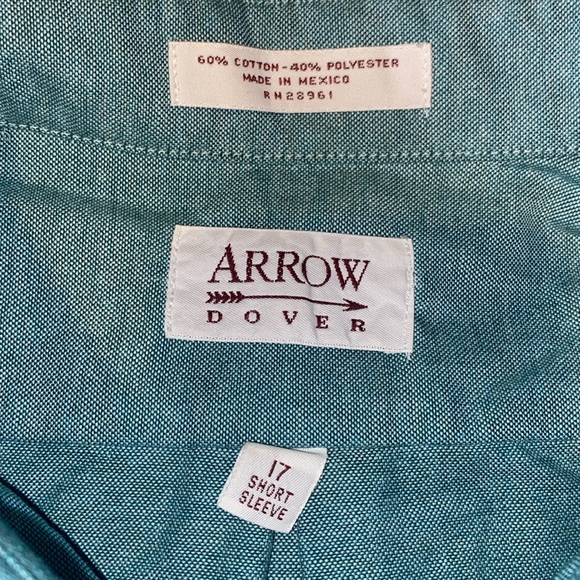 Arrow Men's Teal Shirt - Picture 2 of 3